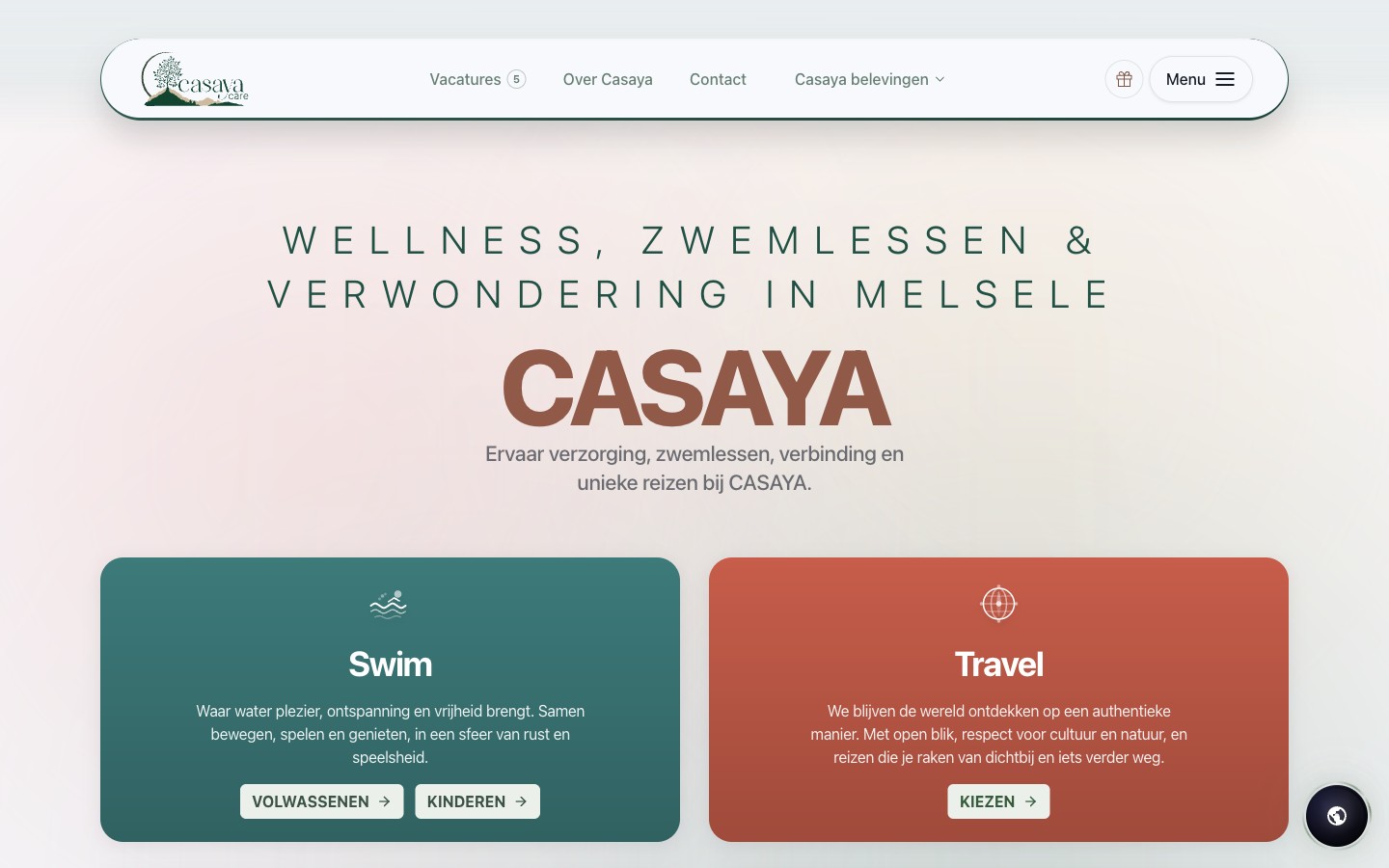 CASAYA SPA website