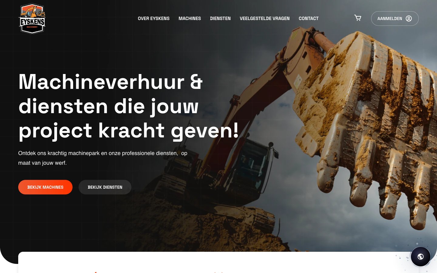 EYSKENS MACHINERY website