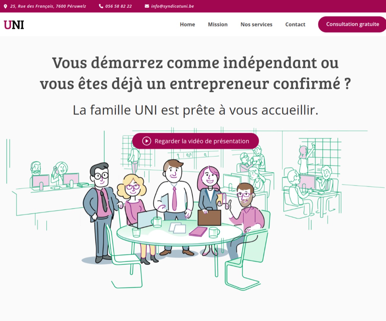 SYNDICAT UNI website