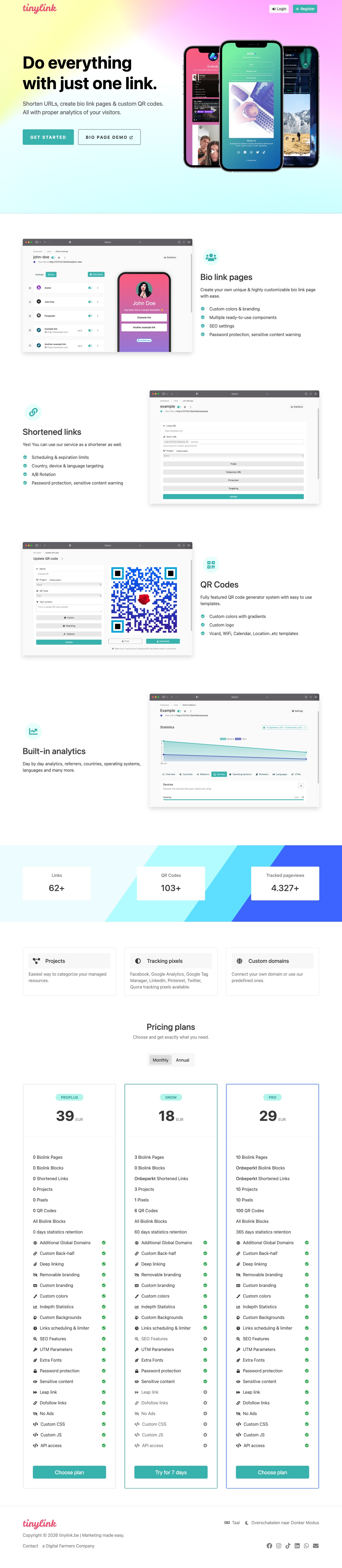 TinyLink product preview